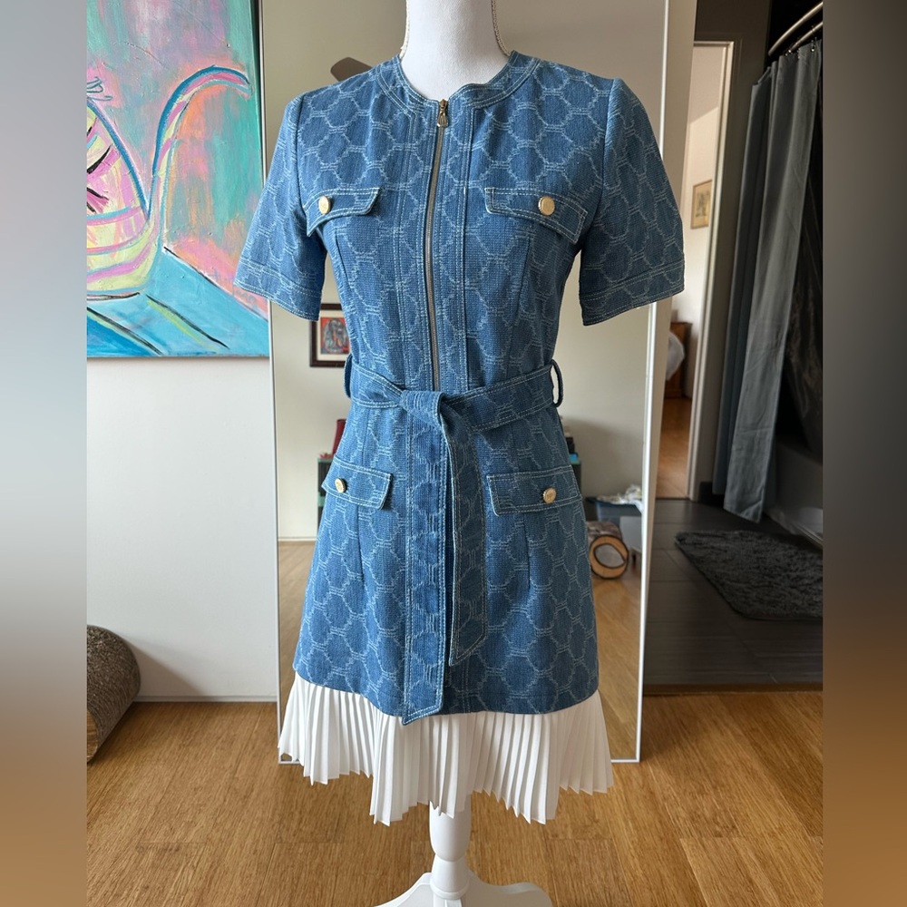 Stylish Blue Denim Mini Dress